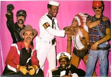 VINTAGE POSTER ORIGINALE DEI VILLAGE PEOPLE 1979 MUSICA DISCOTECA ANNI '70
