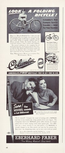Bicicletta pieghevole columbia - bicicletta,