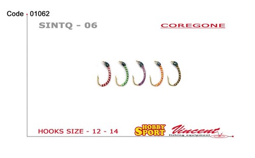 Lenza pronta coregone ami - lenza,