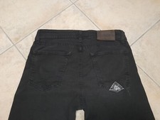 JEANS ROY ROGERS NERI CON BOTTONI TAGLIA 31 LUNGHEZZA 34 INTROVABILI!