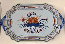 Vassoio da portata in maiolica