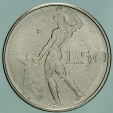 REPUBBLICA ITALIANA 50 LIRE