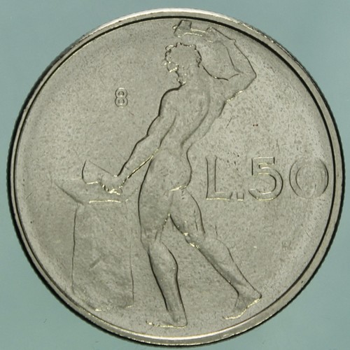 Repubblica italiana lire - italiana, 50