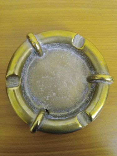 Posacenere ottone pesante - ottone,