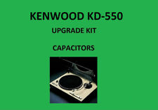KIT riparazione giradischi KENWOOD KD-550 - tutti i condensatori