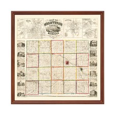 Old Map of Washtenaw County