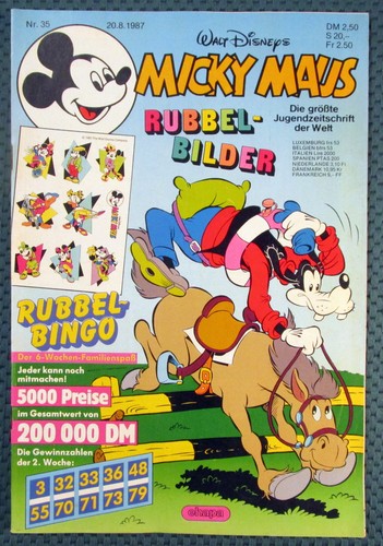 Topolino 1987 libretto - , del