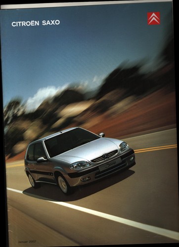 Brochure citroen saxo - brochure,
