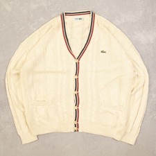Cardigan Lacoste vintage anni