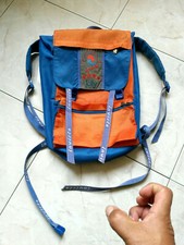 Zaino Invicta Jolly Arancione Blu USATO buono importato direttamente da Milano Italia!!!