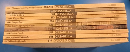 Casabella annata completa 1985 - completa,
