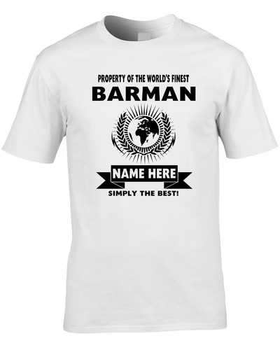 Shirt uomo barman - t-shirt,