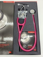 3M™ Littmann® Cardiology IV Stetoscopio Tubo Lampone, 27 pollici, 6158 NUOVO