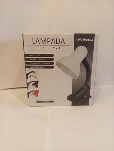 Lampada scrivania con pinza - da,