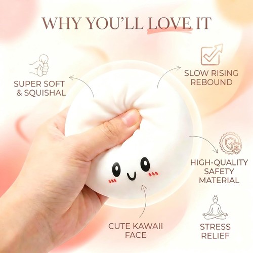 Dumpling squishy giocattolo - dumpling,