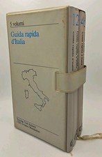 Guida rapida d'Italia Touring Club 1986 - 5 volumi con cofanetto
