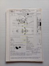 Benelli Motobi 49 MiniBike 4V 1973 Facsimile originale scheda omologazione DGM