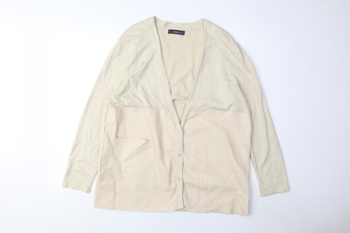 Cardigan donna zara beige - cardigan,