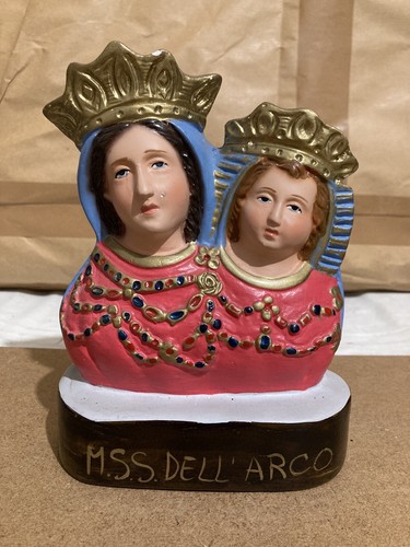 Vecchia statuina gesso - in,