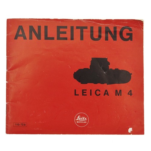 Leica originale manuale - m4,