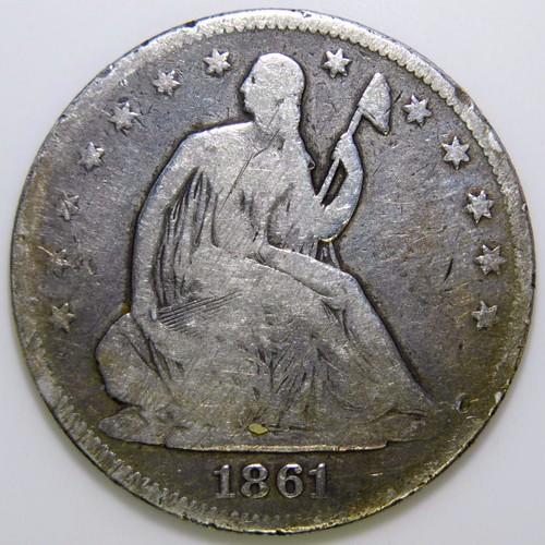Mezzo dollaro liberty 1861