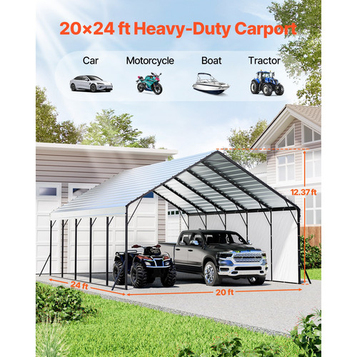 Carport 8x7 45x3 77m tenda - 5,8x7,45x3,77m,