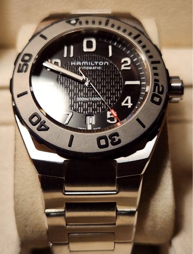 Hamilton kaki navy - navy, sub