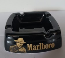 POSACENERE IN CERAMICA MARLBORO SIGARETTE COWBOY VINTAGE anni 80 raro!!!