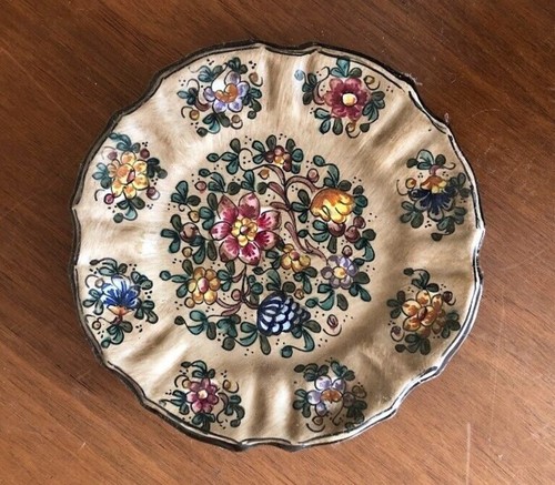 Piatto ceramica gubbio - piatto, di