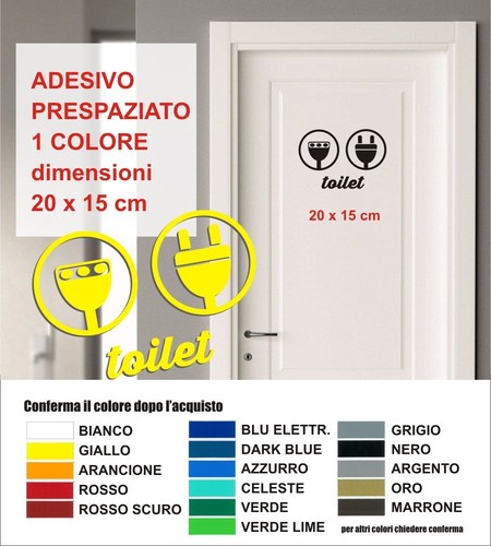 Adesivo stickers toilet - adesivo, wc