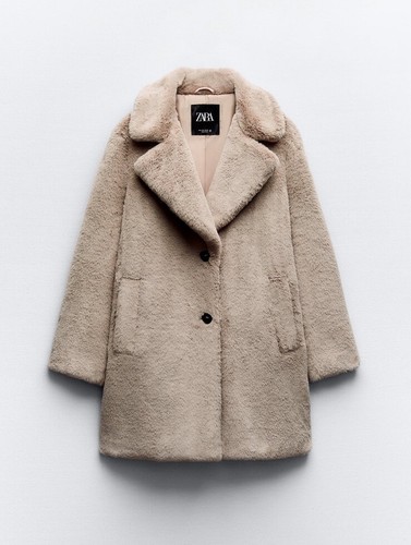 Zara cappotto pelliccia - zara,