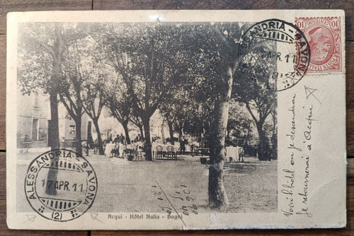 Acqui 1911 cartolina - 1911,