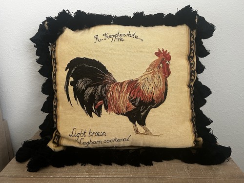 Borgata rooster pillow - borgata,