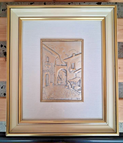 Quadro bassorilievo argento - bassorilievo, in