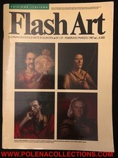 FLASH ART  N°137 1987 CARLO MARIA MARIANI MIMMO ROTELLA PIETRO FORTUNA 