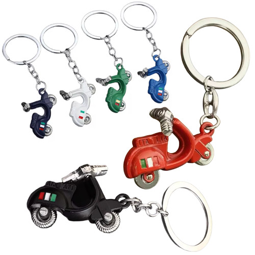 Italian scooter keyring italia - italian,