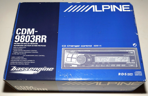 Alpine cdm 9803 radio - rr,