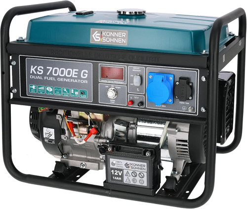 Generatore ibrido benzina e - benzina,
