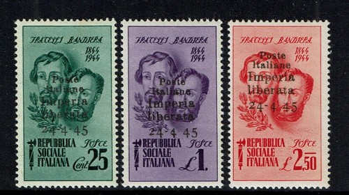 Francobolli italia 1945 cln - italia,