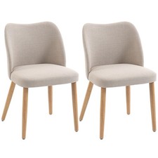 HOMCOM Set di 2 Sedie da