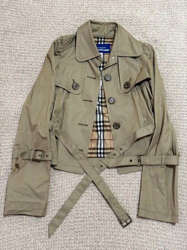 Cappotto corto burberry blue - burberry,