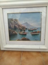 Quadro olio su tela di F.II Dossi