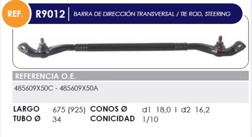 Barra sterzo nissan cabstar - barra,