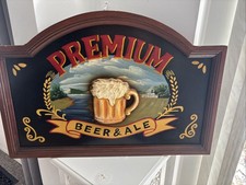 Insegna birra legno intagliato - insegna,