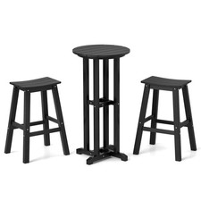 Set tavolo e sedia da bar in