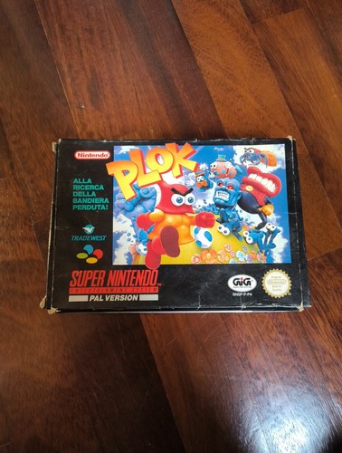 Super nintendo snes plok - plok, pal