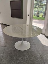 TAVOLO TULIP ROTONDO marmo bianco - diametro 140cm