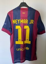 Maglia da calcio 2014/15 Neymar JR 11 Barcelona taglia M shirt retro maglietta