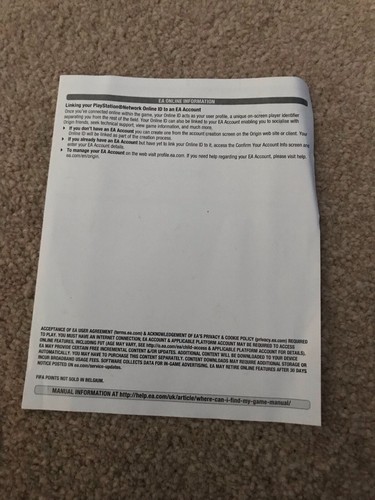 Fifa manuale playstation - manuale,