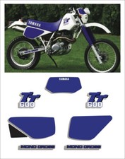 KIT Adesivi Yamaha TT 600 59x Livrea BLU stickers decals tt600 36a cross enduro